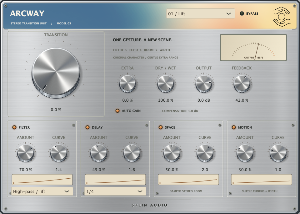 The actual interface of ARCWAY